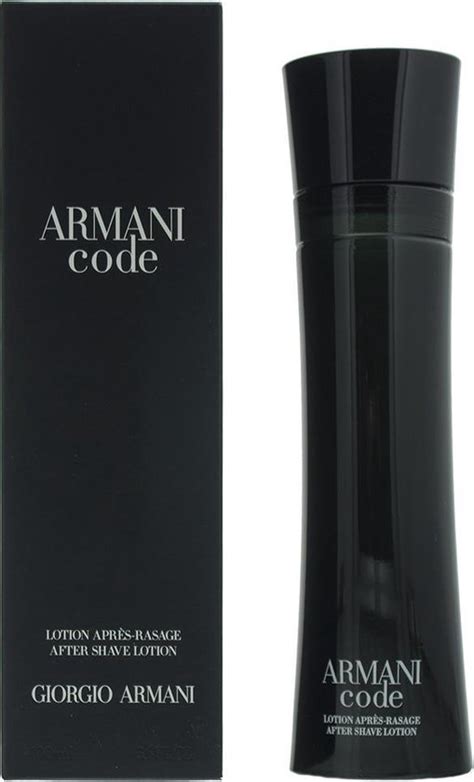 armani code aftershave lotion 100ml.